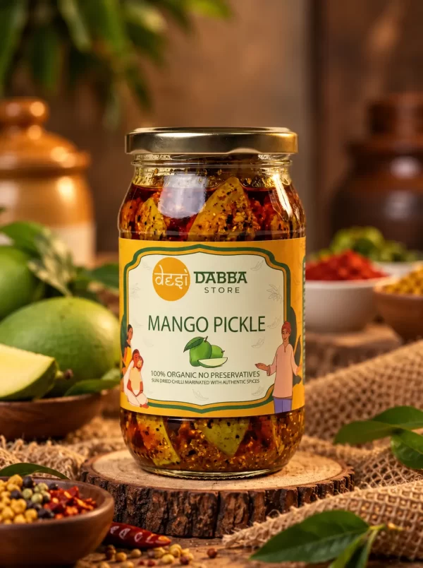 Mango Oragnic Pickle | Desi Dabba Store